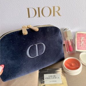 Dior make up set with pouch & box